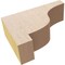 Ekena Millwork 2"W x 6"D x 4"H Classic Newport Rough Cedar Woodgrain TimberThane Corbel, Primed Tan CORUR02X06X04NEWRCPR - alternate 2